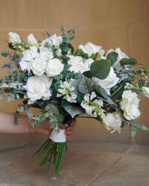 The Hannah - Whites and Greens Luxury Faux Wedding Range